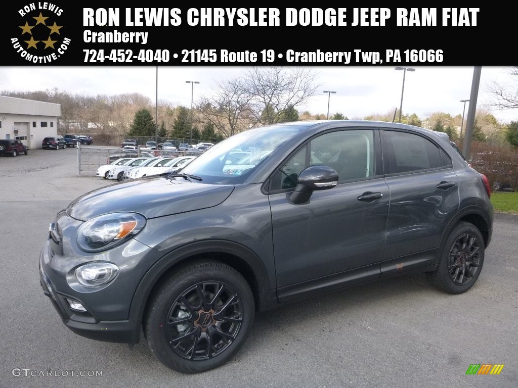 2018 500X Trekking AWD - Grigio Graphite (Graphite Grey) / Black photo #1
