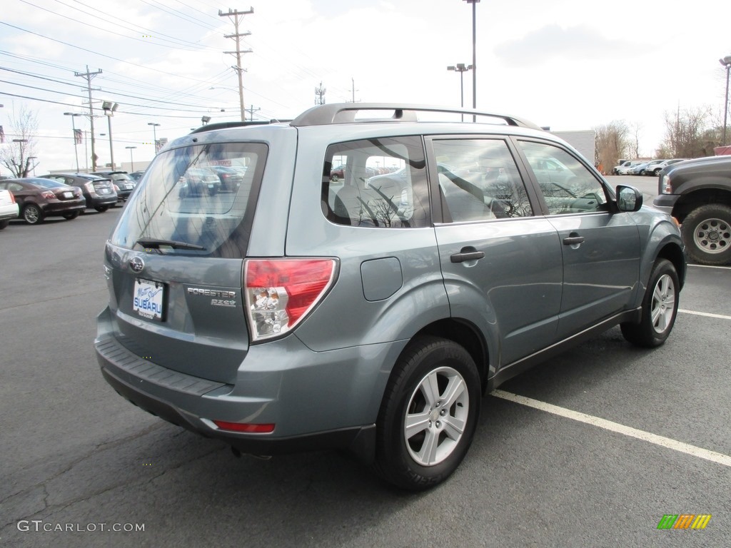 2010 Forester 2.5 X Premium - Sage Green Metallic / Platinum photo #6