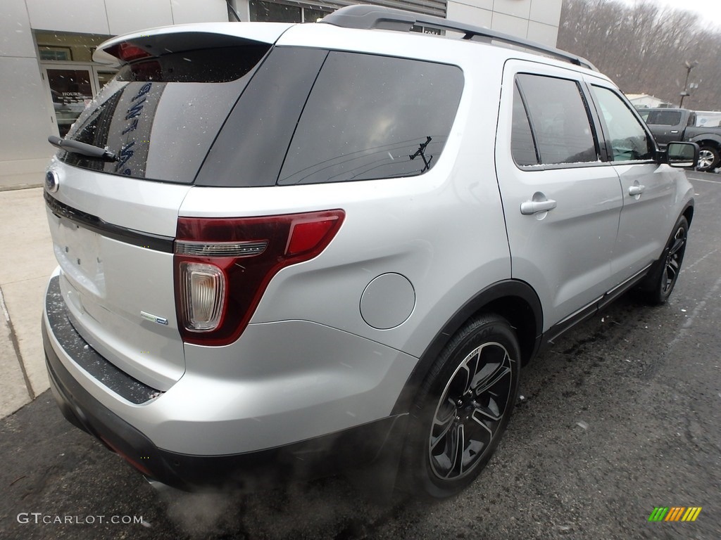 2015 Explorer Sport 4WD - Ingot Silver / Sport Charcoal Black/Sienna photo #2