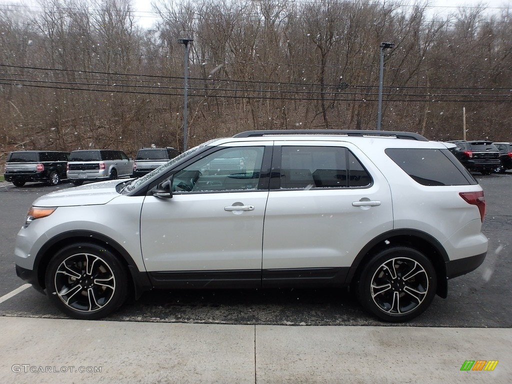 2015 Explorer Sport 4WD - Ingot Silver / Sport Charcoal Black/Sienna photo #6