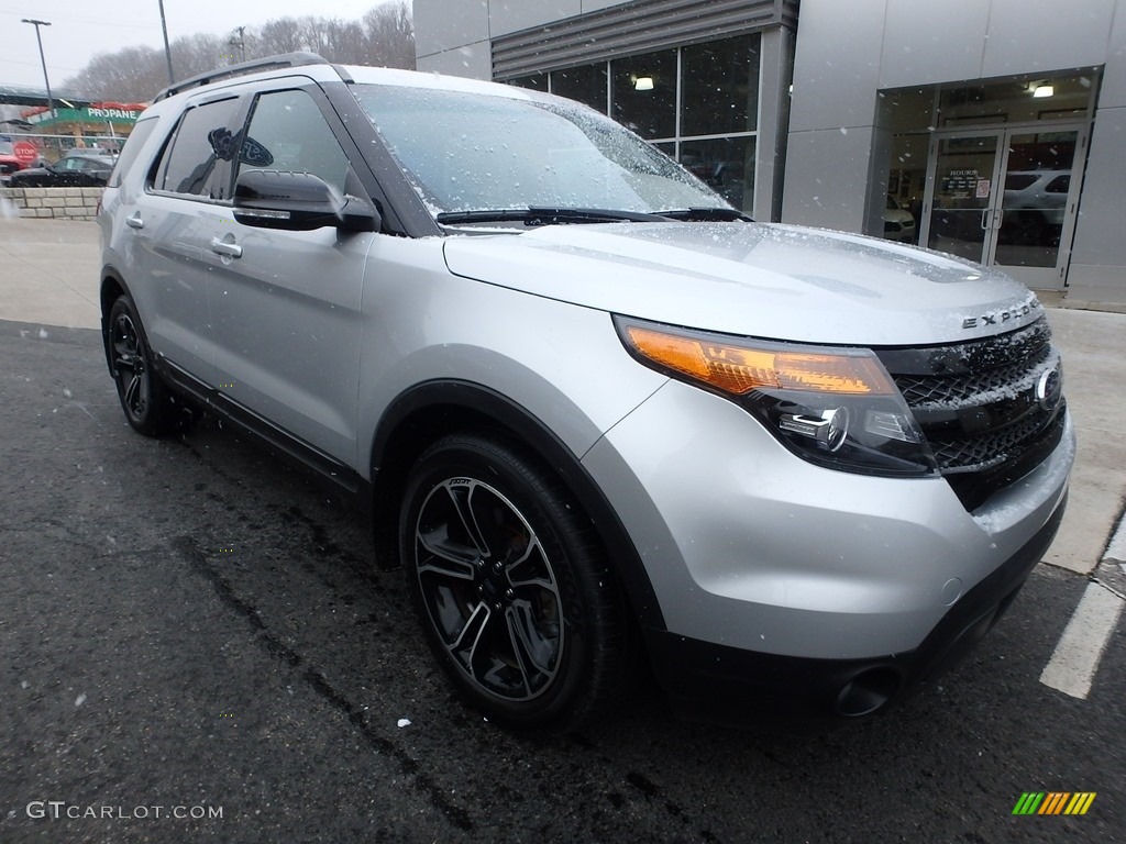 2015 Explorer Sport 4WD - Ingot Silver / Sport Charcoal Black/Sienna photo #9