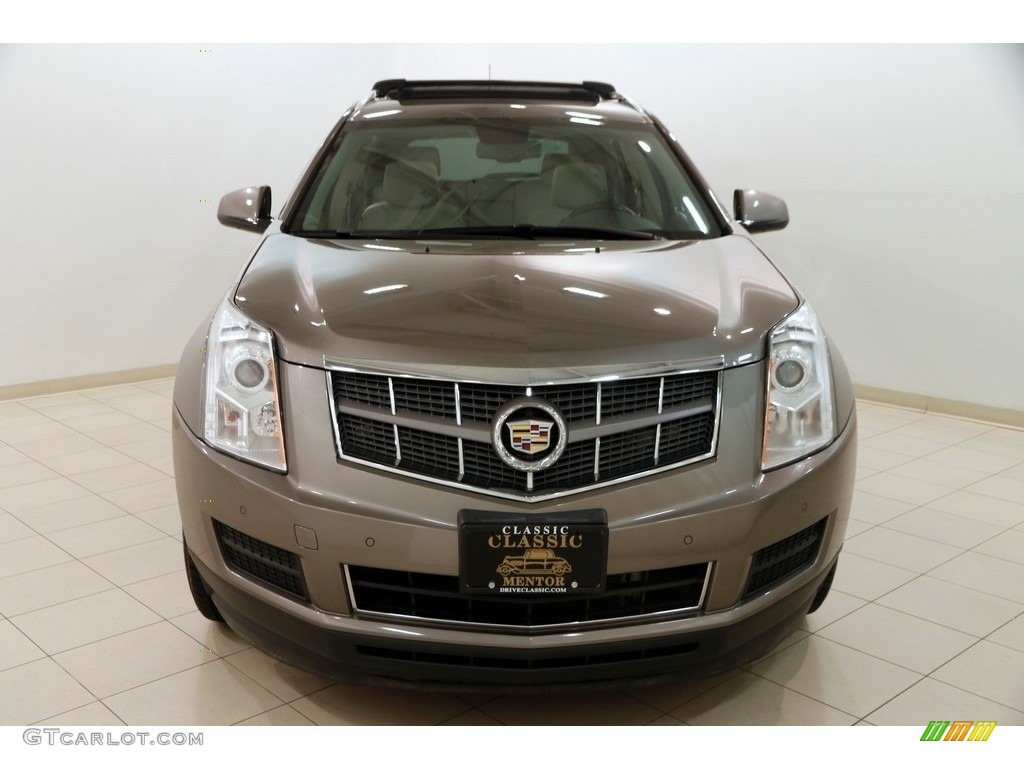 2012 SRX Luxury AWD - Mocha Steel Metallic / Shale/Brownstone photo #2