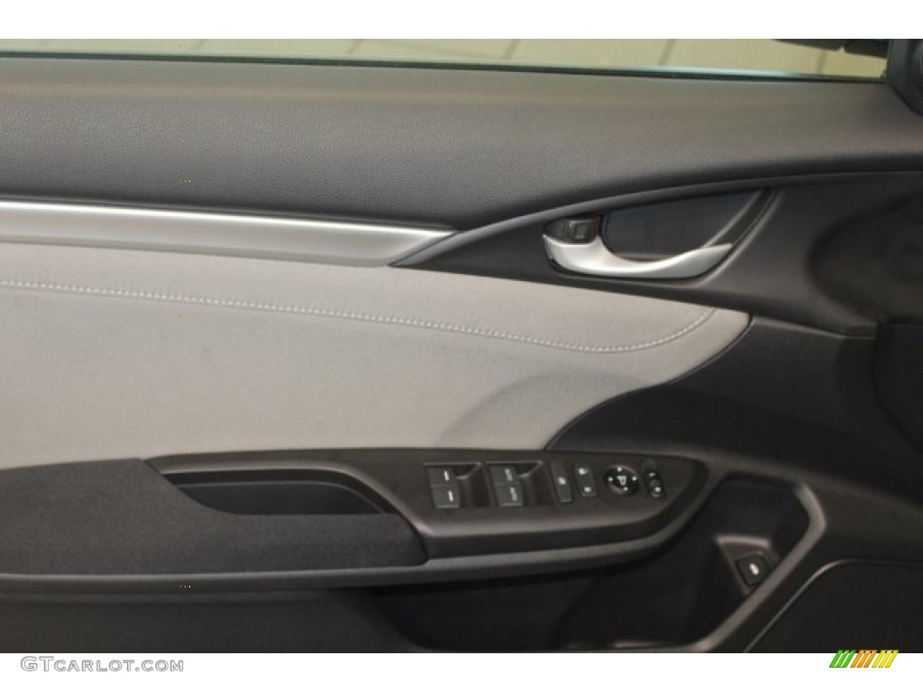 2018 Civic EX-T Sedan - Cosmic Blue Metallic / Gray photo #15