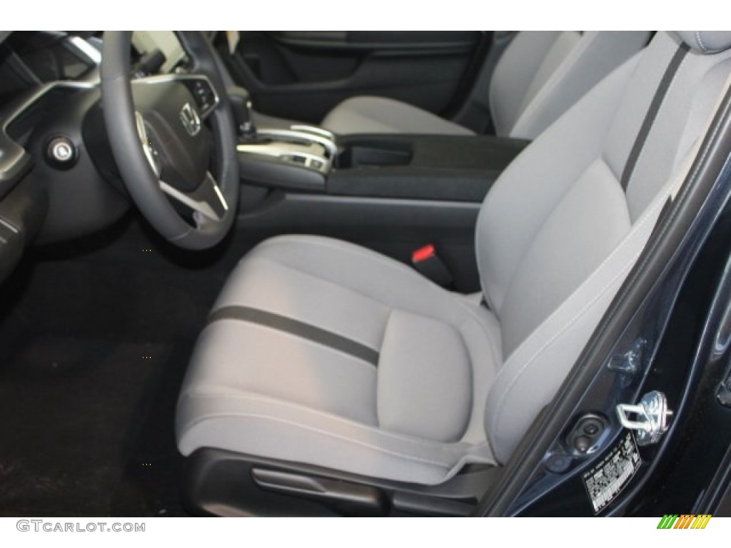 2018 Civic EX-T Sedan - Cosmic Blue Metallic / Gray photo #17