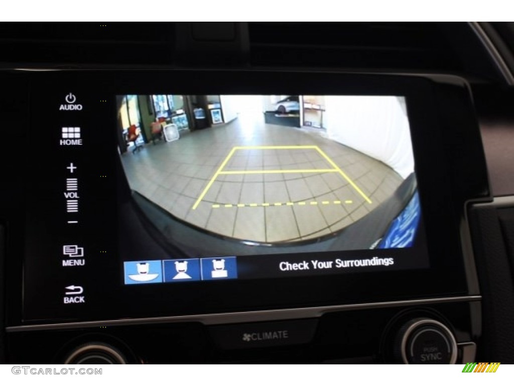 2018 Civic EX-T Sedan - Cosmic Blue Metallic / Gray photo #25