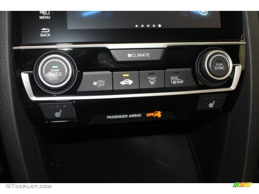 2018 Civic EX-T Sedan - Cosmic Blue Metallic / Gray photo #26