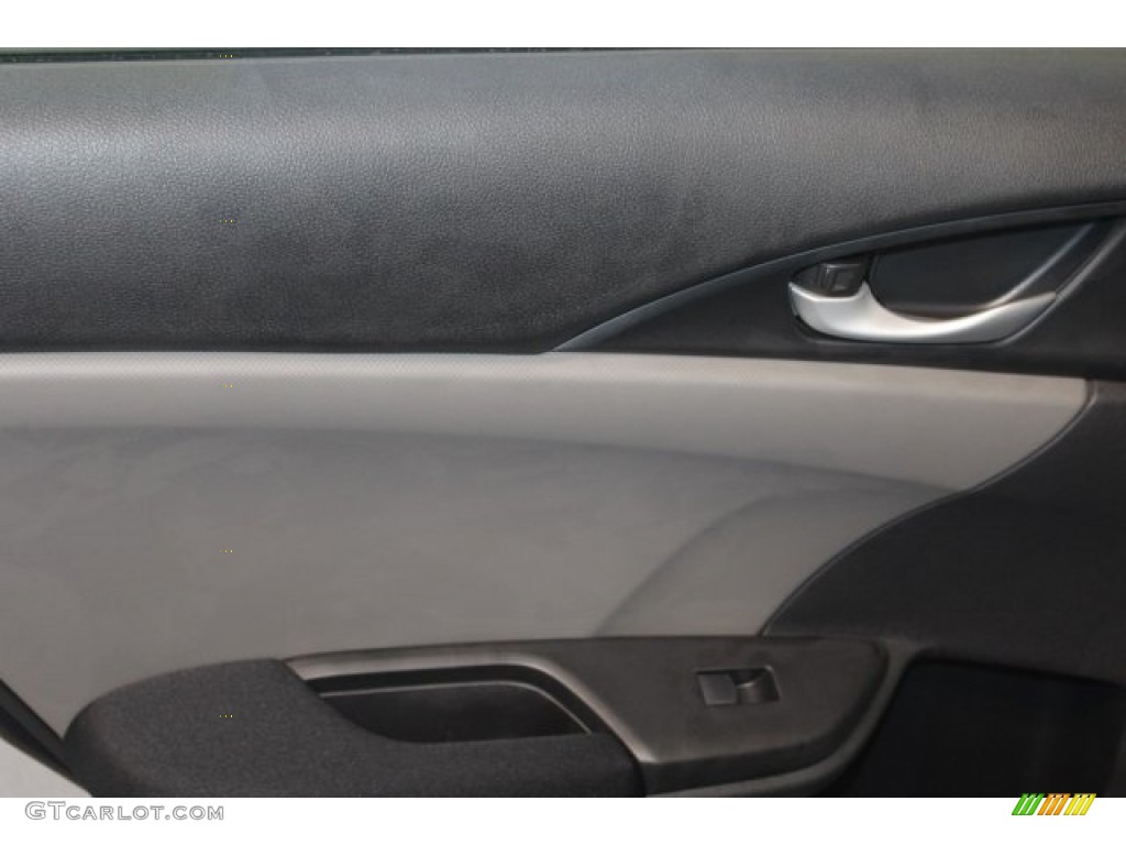 2018 Civic EX-T Sedan - Cosmic Blue Metallic / Gray photo #31