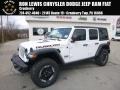 2018 Bright White Jeep Wrangler Unlimited Rubicon 4x4  photo #1