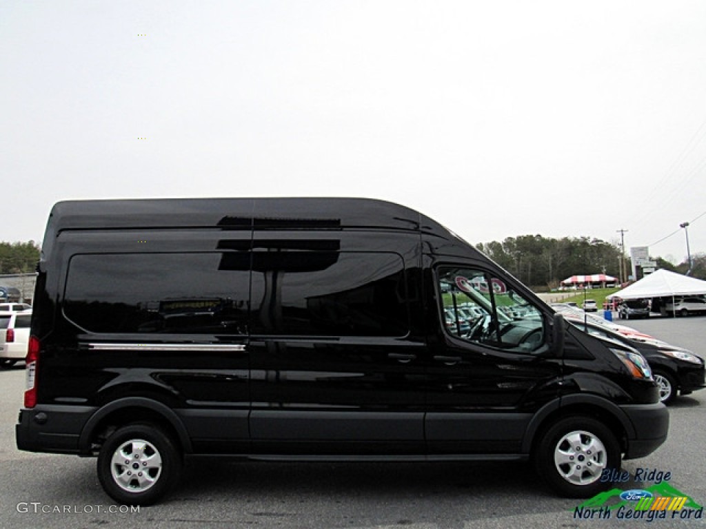 2018 Transit Van 250 HR Long - Shadow Black / Charcoal Black photo #6