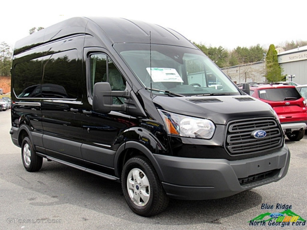 2018 Transit Van 250 HR Long - Shadow Black / Charcoal Black photo #7