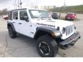 2018 Bright White Jeep Wrangler Unlimited Rubicon 4x4  photo #7