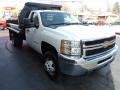 2012 Summit White Chevrolet Silverado 3500HD WT Regular Cab 4x4 Dump Truck  photo #5