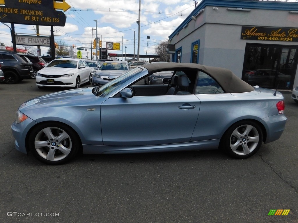 2008 1 Series 135i Convertible - Blue Water Metallic / Grey photo #3