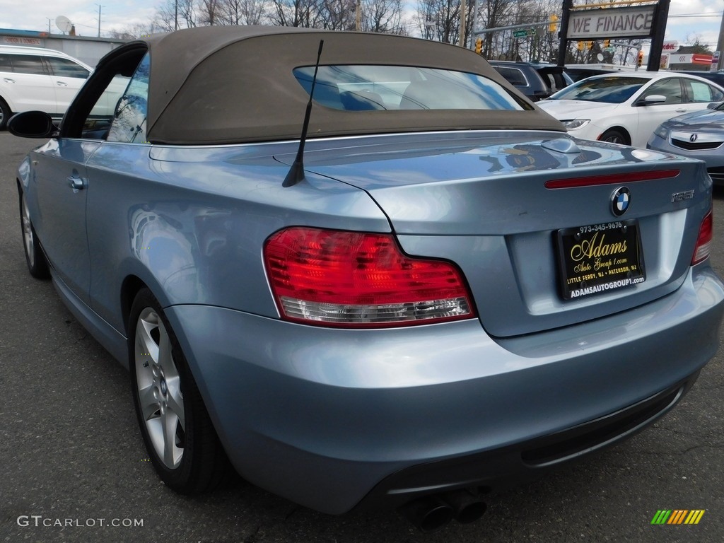 2008 1 Series 135i Convertible - Blue Water Metallic / Grey photo #5