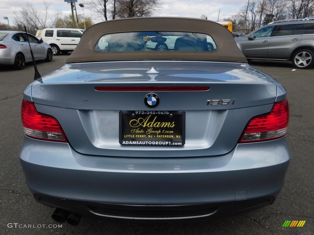 2008 1 Series 135i Convertible - Blue Water Metallic / Grey photo #6