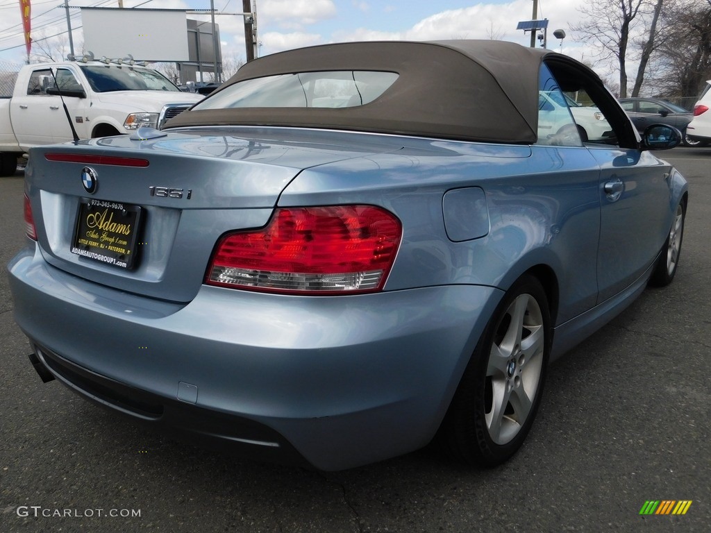 2008 1 Series 135i Convertible - Blue Water Metallic / Grey photo #7