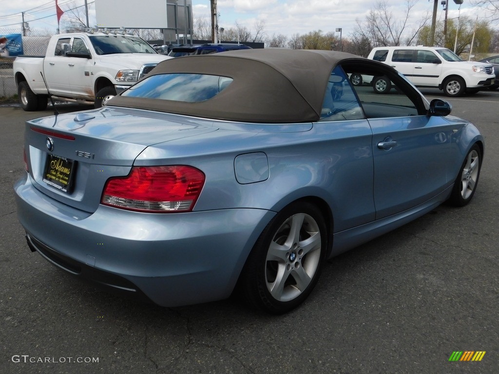 2008 1 Series 135i Convertible - Blue Water Metallic / Grey photo #8