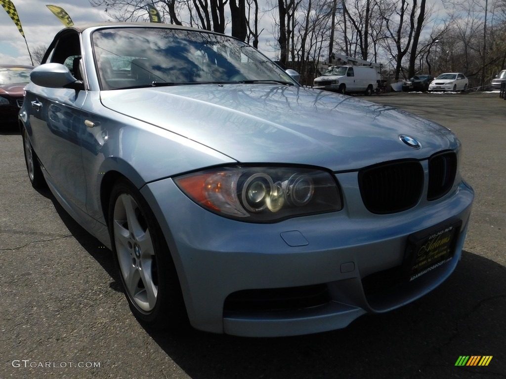 2008 1 Series 135i Convertible - Blue Water Metallic / Grey photo #11