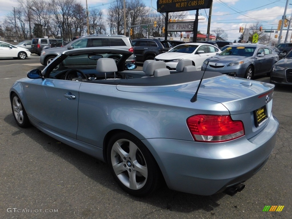 2008 1 Series 135i Convertible - Blue Water Metallic / Grey photo #15