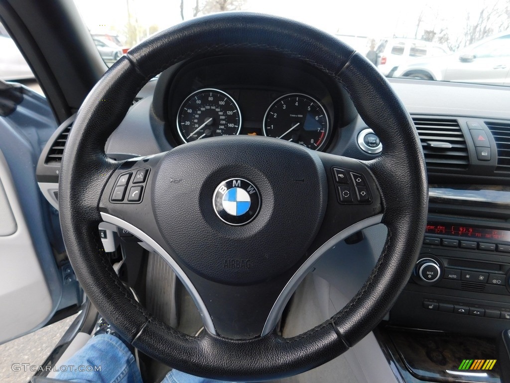 2008 1 Series 135i Convertible - Blue Water Metallic / Grey photo #29