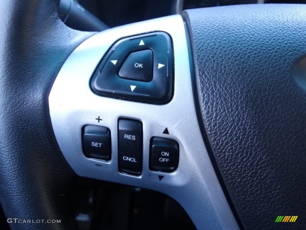 2015 Explorer XLT 4WD - Oxford White / Charcoal Black photo #12