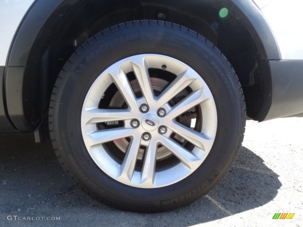 2015 Explorer XLT 4WD - Oxford White / Charcoal Black photo #31