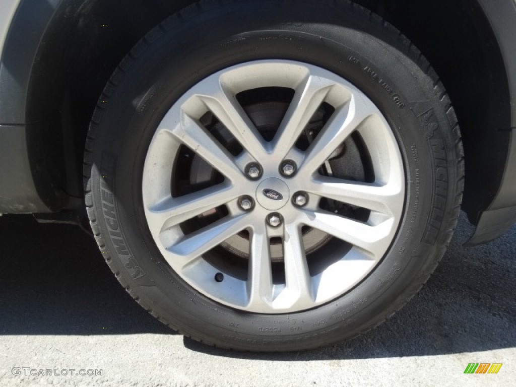 2015 Explorer XLT 4WD - Oxford White / Charcoal Black photo #32