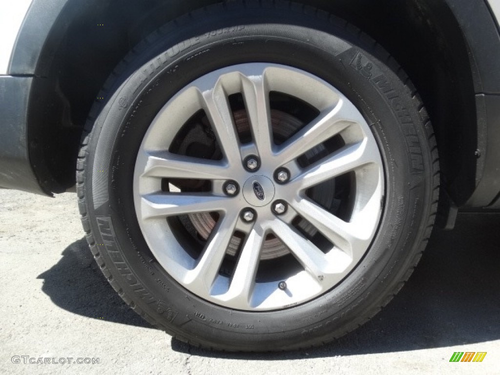 2015 Explorer XLT 4WD - Oxford White / Charcoal Black photo #33