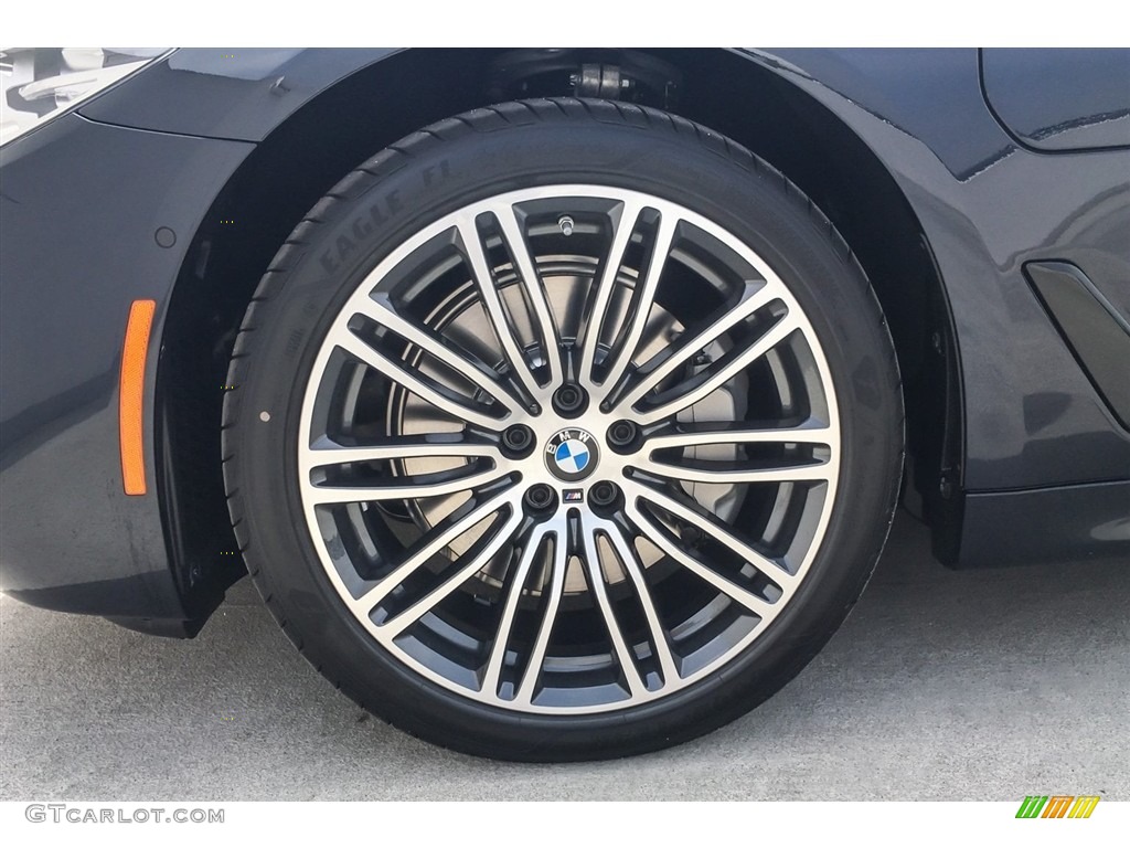 2018 5 Series 530e iPerfomance Sedan - Carbon Black Metallic / Ivory White photo #9