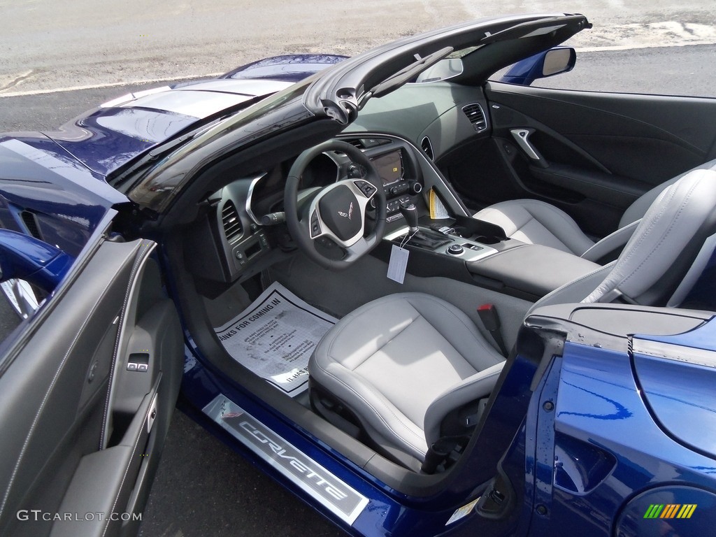 2019 Corvette Stingray Coupe - Admiral Blue Metallic / Gray photo #8