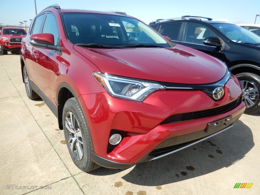 2018 RAV4 XLE AWD - Ruby Flare Pearl / Black photo #1