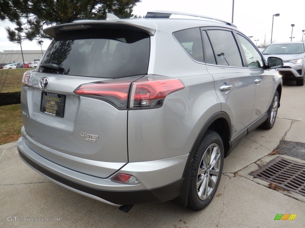 2018 RAV4 Limited AWD - Silver Sky Metallic / Ash photo #2