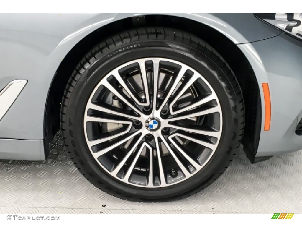 2018 5 Series 530i Sedan - Bluestone Metallic / Black photo #7