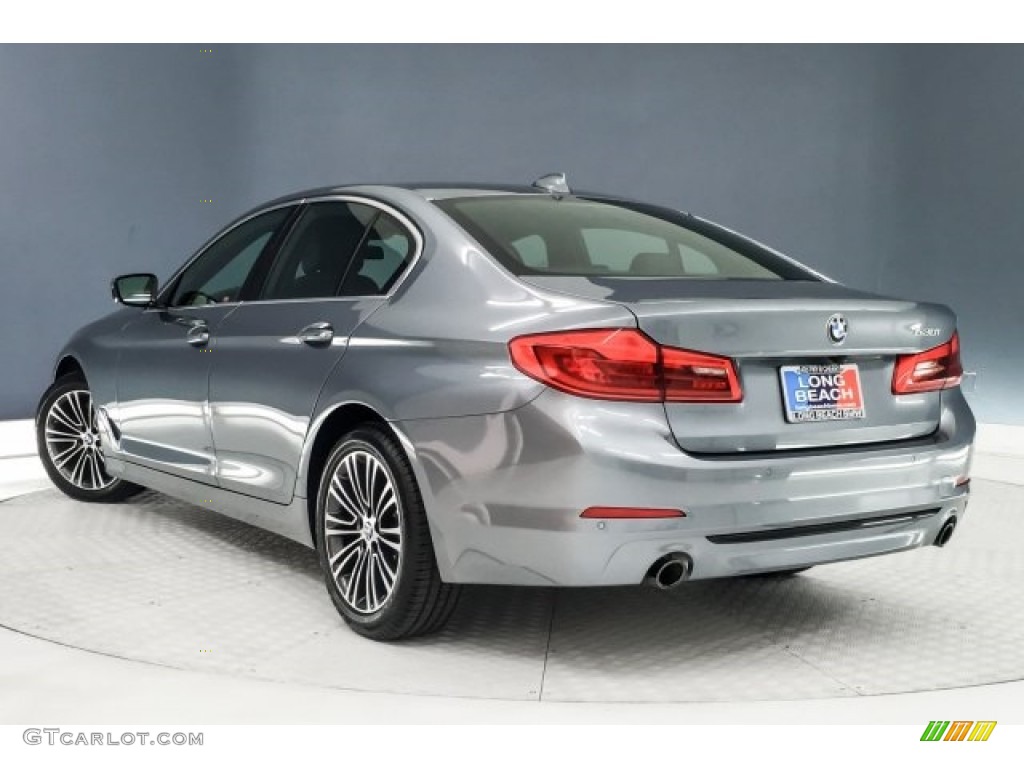 2018 5 Series 530i Sedan - Bluestone Metallic / Black photo #9
