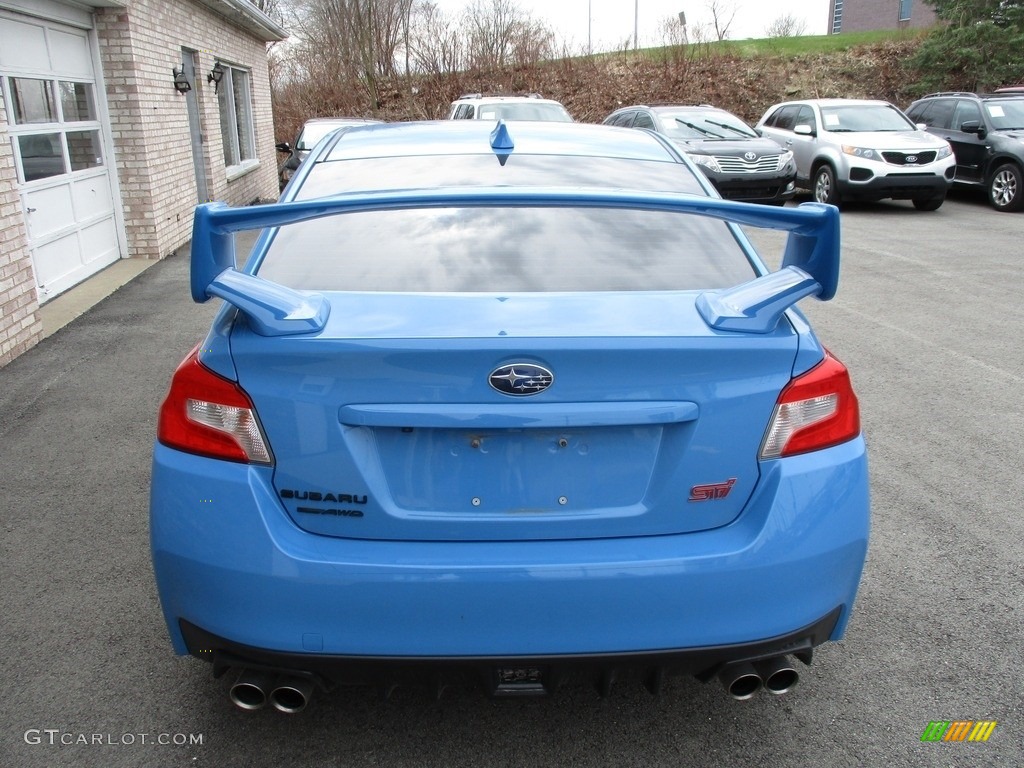 2016 WRX STI HyperBlue Limited Edition - Hyper Blue / Carbon Black/Hyper Blue photo #4