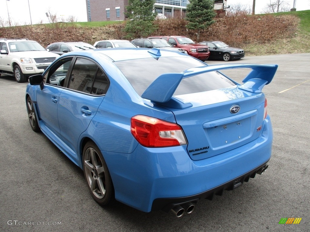 2016 WRX STI HyperBlue Limited Edition - Hyper Blue / Carbon Black/Hyper Blue photo #5