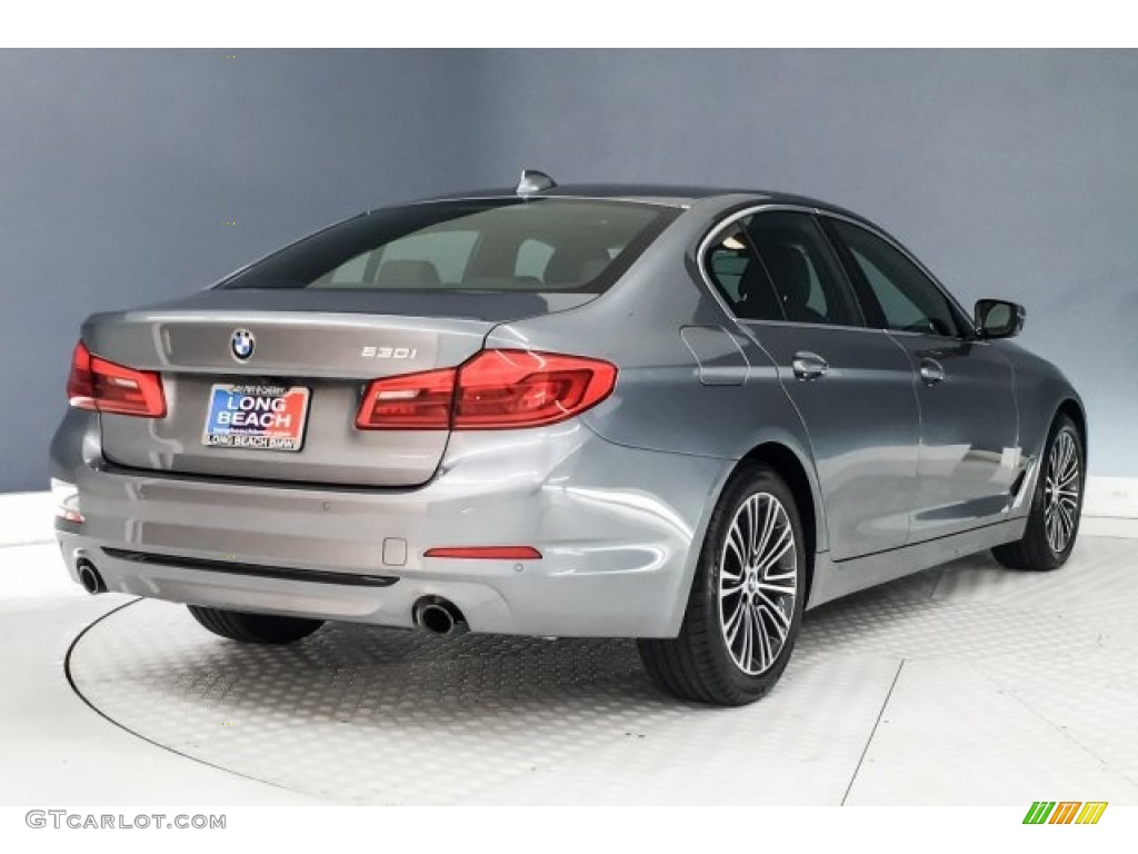 2018 5 Series 530i Sedan - Bluestone Metallic / Black photo #14