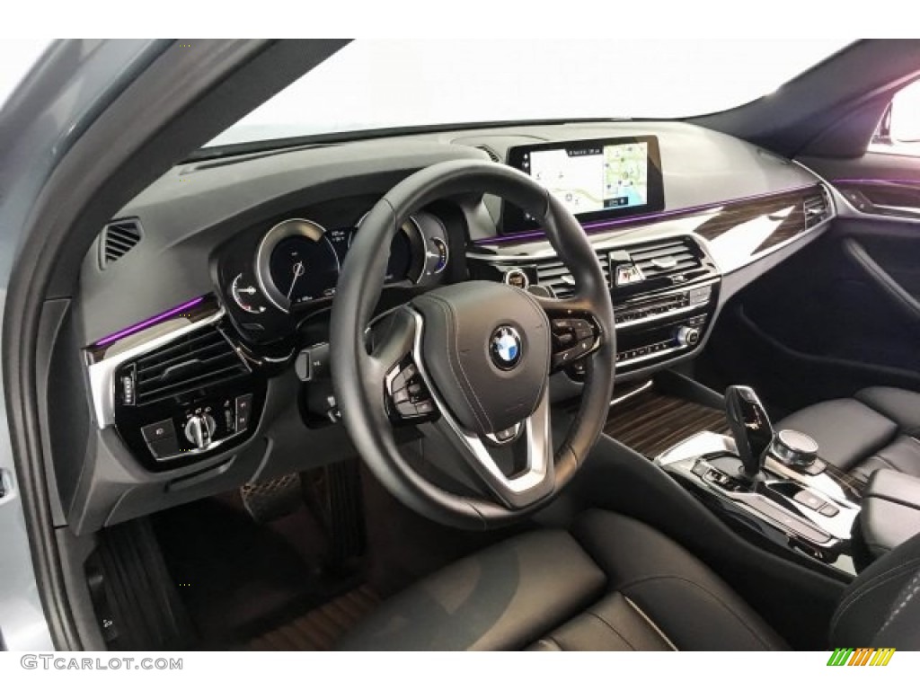 2018 5 Series 530i Sedan - Bluestone Metallic / Black photo #19