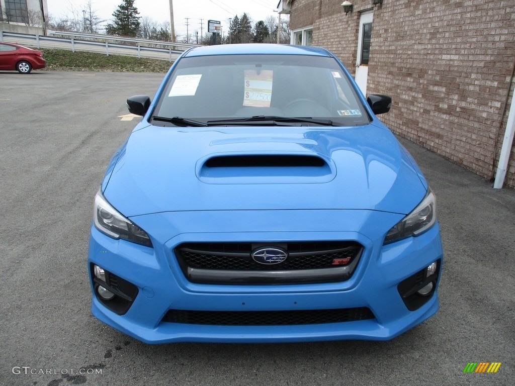 2016 WRX STI HyperBlue Limited Edition - Hyper Blue / Carbon Black/Hyper Blue photo #9