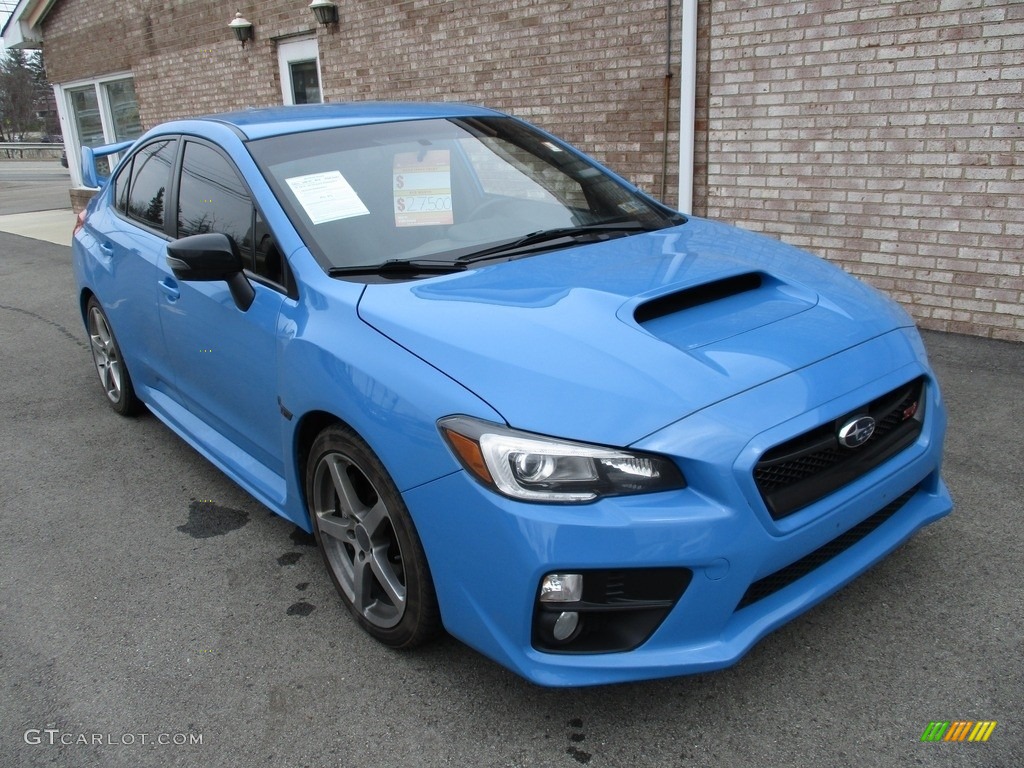Hyper Blue 2016 Subaru WRX STI HyperBlue Limited Edition Exterior Photo #126466052