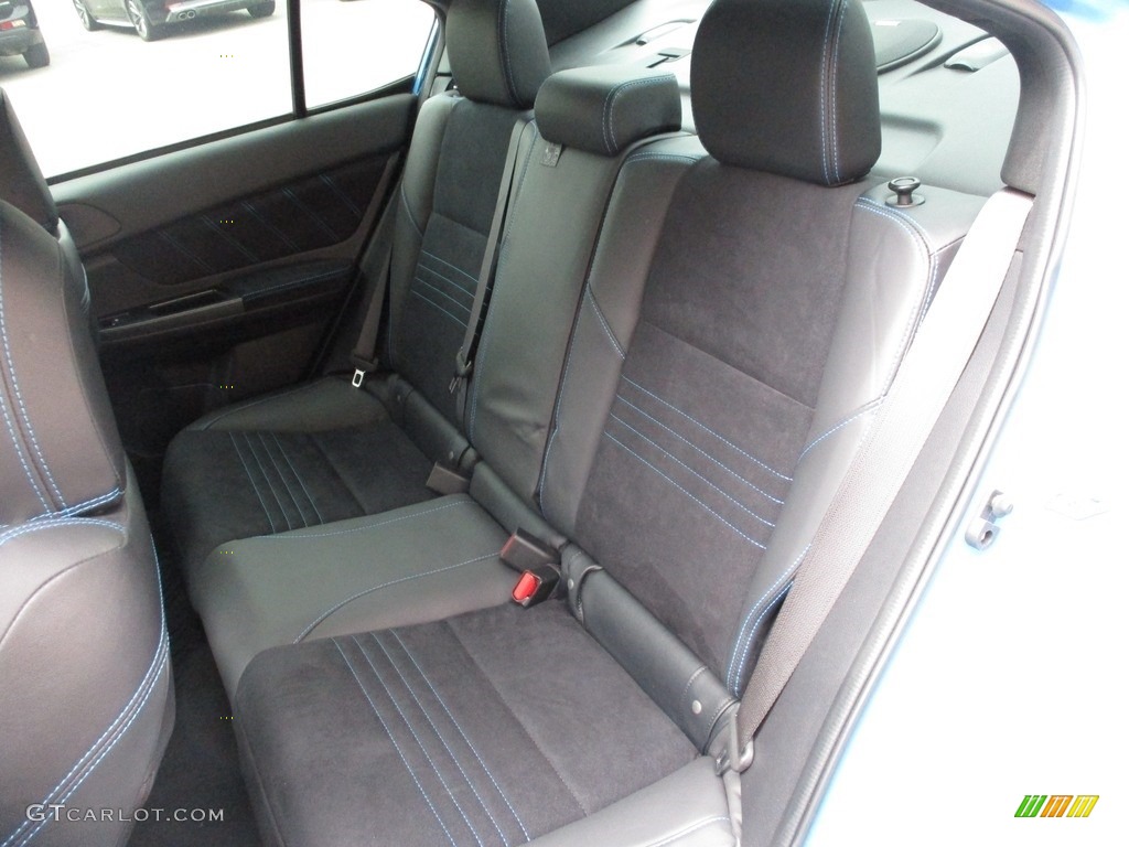 2016 Subaru WRX STI HyperBlue Limited Edition Rear Seat Photo #126466121