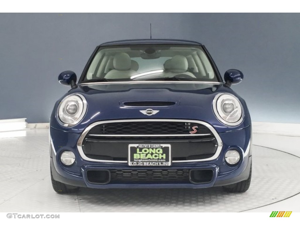 2015 Cooper S Hardtop 2 Door - Deep Blue Metallic / Lounge Satellite Gray photo #2