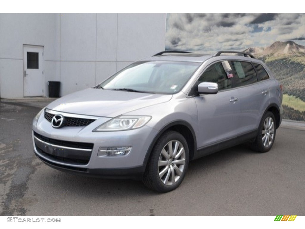 2008 CX-9 Grand Touring AWD - Liquid Platinum Metallic / Sand photo #3