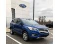 2017 Lightning Blue Ford Escape Titanium  photo #1