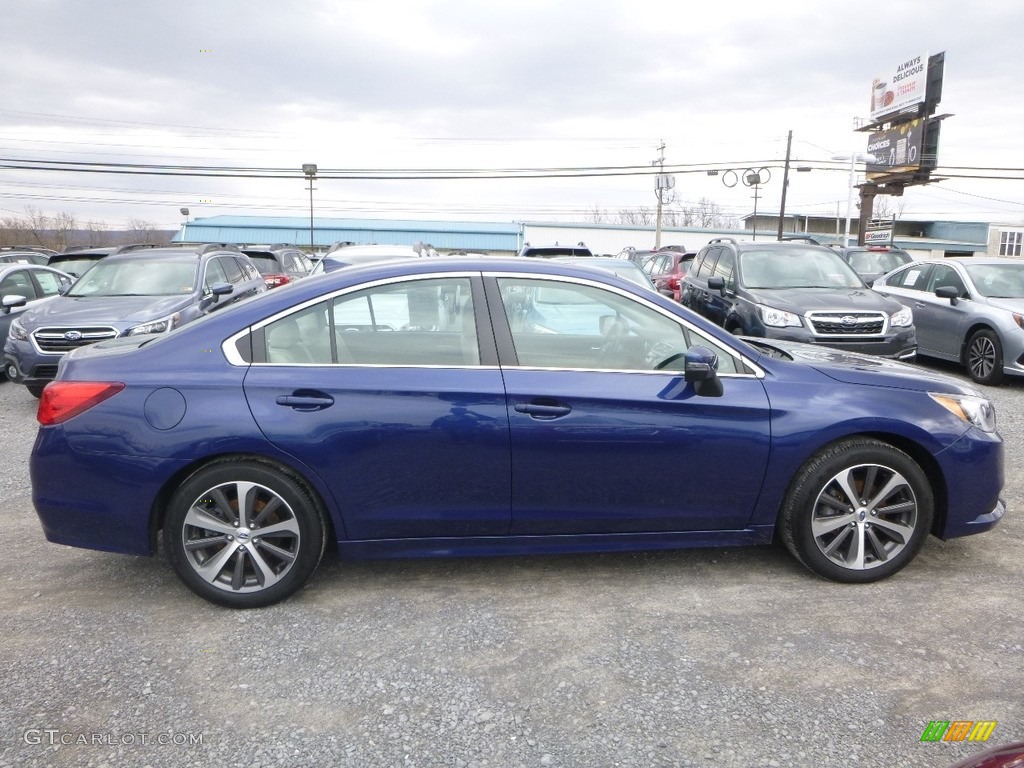 2017 Legacy 2.5i Limited - Lapis Blue Pearl / Warm Ivory photo #6