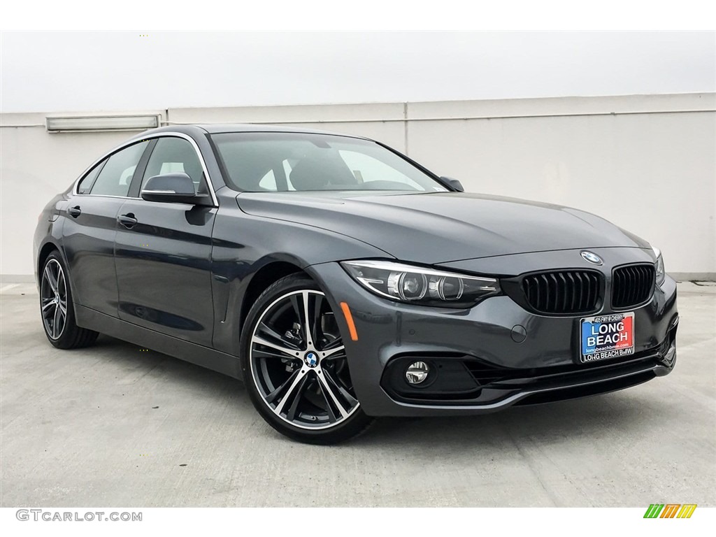 2018 4 Series 430i Gran Coupe - Mineral Grey Metallic / Black photo #12