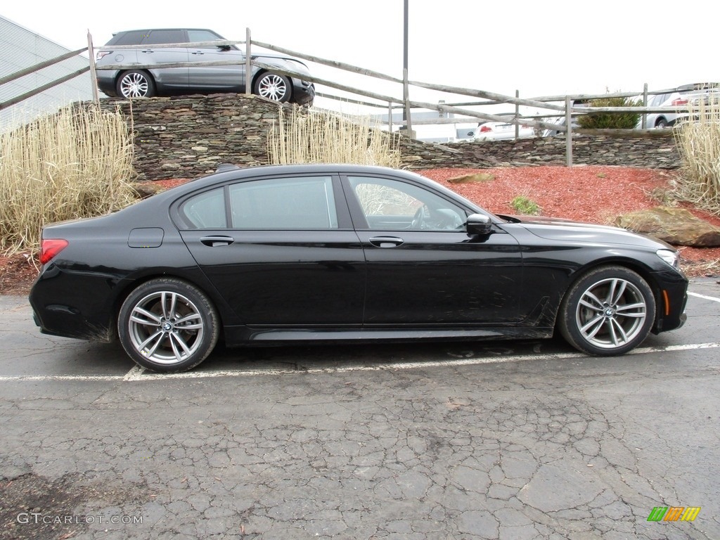 2018 7 Series 740i xDrive Sedan - Black Sapphire Metallic / Black photo #2