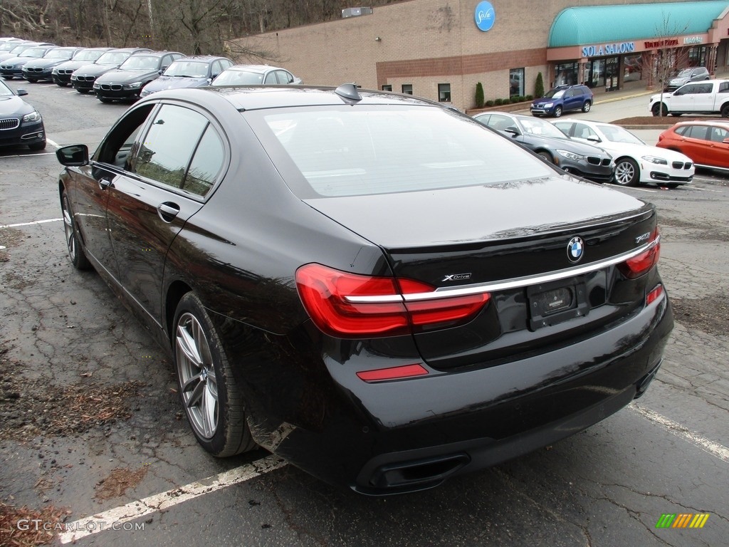2018 7 Series 740i xDrive Sedan - Black Sapphire Metallic / Black photo #5