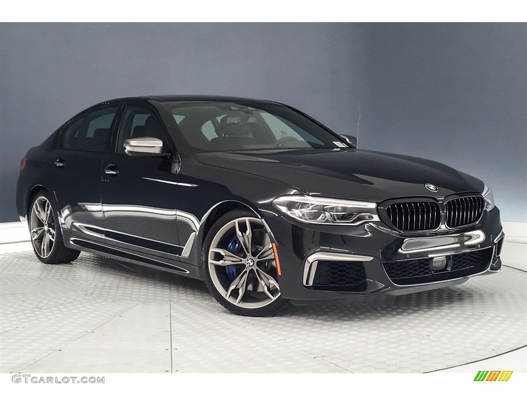 2018 5 Series M550i xDrive Sedan - Black Sapphire Metallic / Black photo #12