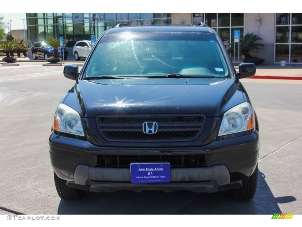 2005 Pilot EX-L 4WD - Nighthawk Black Pearl / Gray photo #2